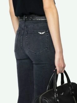 Zadig & Voltaire Joplin Jeans Washed Black -Zadig & Voltaire Clothing WWJE00255 WASHED BLACK HOVER 66fd195a2faaf