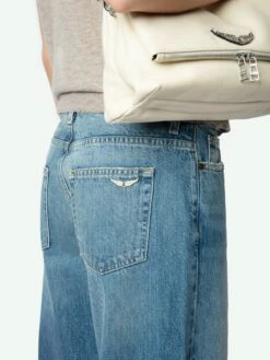Zadig & Voltaire Whitney Wide Leg Jeans Medium Wash -Zadig & Voltaire Clothing WWJE00257 MEDIUM WASH HOVER 66fd19c95aa39