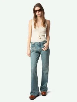 Zadig & Voltaire Ecume Jeans Light Blue