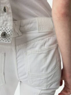 Zadig & Voltaire Ecume White Bootcut Jeans Judo -Zadig & Voltaire Clothing WWJE01286 JUDO HOVER 67a9e40254105