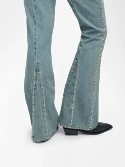 Zadig & Voltaire Eclip Bootcut Women's Studded Jeans Light Blue 12 Zadig & Voltaire Eclip Bootcut Women's Studded Jeans Light Blue -Zadig & Voltaire Clothing WWJE01292 LIGHT BLUE HOVER 6849a5b4c30fe