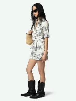 Zadig & Voltaire Cook Jumpsuit Ecru -Zadig & Voltaire Clothing WWJU01039 ECRU ADDI 3 67bed6fc449d1