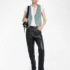 Zadig & Voltaire Gillier Denim Vest Light Blue 2 Zadig & Voltaire Gillier Denim Vest Light Blue -Zadig & Voltaire Clothing WWOW01679 LIGHT BLUE ADDI 1 685e8f9050b46