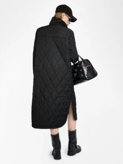 Zadig & Voltaire Kina Parka Black -Zadig & Voltaire Clothing WWOW01683 BLACK BACK 687df5e183097