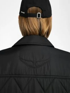 Zadig & Voltaire Kina Parka Black -Zadig & Voltaire Clothing WWOW01683 BLACK HOVER 687df60068967