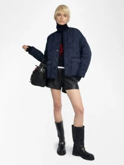 Zadig & Voltaire Bunji Parka Encre -Zadig & Voltaire Clothing WWOW01685 ENCRE ADDI 1 685e8edc60d9d