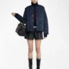 Zadig & Voltaire Bunji Parka Encre -Zadig & Voltaire Clothing WWOW01685 ENCRE SHOOTING 685e8ee49640a