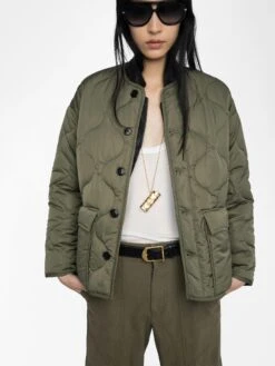 Zadig & Voltaire Bunji Parka Leaves -Zadig & Voltaire Clothing WWOW01685 LEAVES ADDI 1 685d239c14449