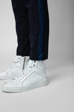 Zadig & Voltaire Paula Band Pants Encre -Zadig & Voltaire Clothing WWPA00018 ENCRE 4