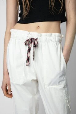 Zadig & Voltaire Plumy Pants Judo -Zadig & Voltaire Clothing WWPA00755 JUDO 4