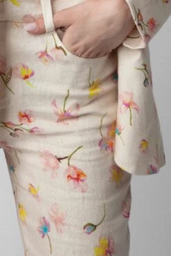 Zadig & Voltaire Pistol Linen Pants Vanille -Zadig & Voltaire Clothing WWPA00757 VANILLE 9