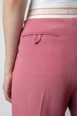 Zadig & Voltaire Profil Pants Vieux Rose -Zadig & Voltaire Clothing WWPA00764 VIEUX ROSE 10