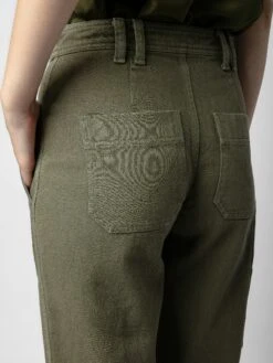 Zadig & Voltaire Pepper Pants Cypres -Zadig & Voltaire Clothing WWPA00767 CYPRES ADDI 7