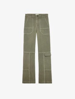 Zadig & Voltaire Pepper Pants Cypres -Zadig & Voltaire Clothing WWPA00767 CYPRES PACKSHOT