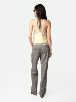 Zadig & Voltaire Pura Pants Grey -Zadig & Voltaire Clothing WWPA00787 GRIS HOVER 1