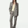 Zadig & Voltaire Pura Pants Grey -Zadig & Voltaire Clothing WWPA00787 GRIS SHOOTING 1