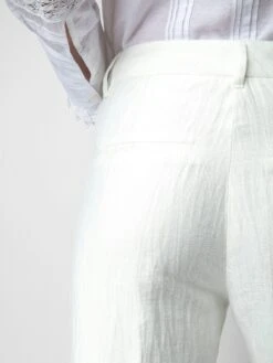 Zadig & Voltaire Pistol Pants White -Zadig & Voltaire Clothing WWPA00791 BLANC ADDI 1 2