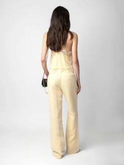 Zadig & Voltaire Pistol Pants Cedra -Zadig & Voltaire Clothing WWPA00792 CEDRA BACK