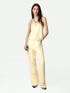 Zadig & Voltaire Pistol Pants Cedra -Zadig & Voltaire Clothing WWPA00792 CEDRA HOVER