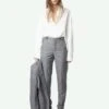 Zadig & Voltaire Panny Pants Gris Chine -Zadig & Voltaire Clothing WWPA01821 GRIS CHINE SHOOTING 675ff50e2fe6e