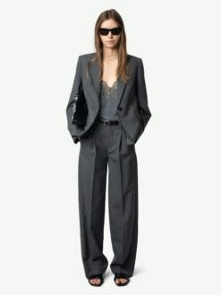 Zadig & Voltaire Puros Pants Gris Chine