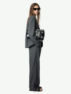 Zadig & Voltaire Puros Pants Gris Chine -Zadig & Voltaire Clothing WWPA01845 GRIS CHINE ADDI 4 6760558285b79