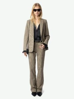 Zadig & Voltaire Pistol Pants Camel -Zadig & Voltaire Clothing WWPA01846 CAMEL ADDI 2 672352cd4e8f5