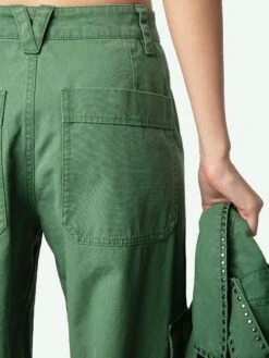 Zadig & Voltaire Parky Pants Coriander -Zadig & Voltaire Clothing WWPA01851 CORIANDER ADDI 3 675ff739cdc9f