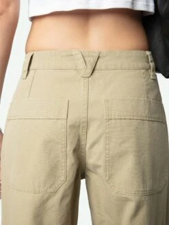 Zadig & Voltaire Parky Pants Erable -Zadig & Voltaire Clothing WWPA01851 LATTE ADDI 2 675ff6a089e3d