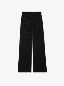 Zadig & Voltaire Pin Silk Pants Black -Zadig & Voltaire Clothing WWPA01852 BLACK PACKSHOT 6777f11d81a6d