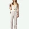 Zadig & Voltaire Pistol Tailored Flare Pant​ Lilas -Zadig & Voltaire Clothing WWPA01854 LILAS SHOOTING 67a9e31d5a604
