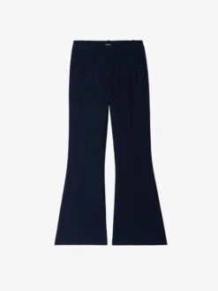 Zadig & Voltaire Prevy Pants Blueberry -Zadig & Voltaire Clothing WWPA01863 BLUEBERRY PACKSHOT 686682295cdbf