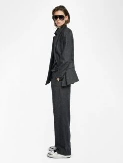 Zadig & Voltaire Puros Pants Anthracite -Zadig & Voltaire Clothing WWPA01866 ANTHRACITE ADDI 2 6877c2dd234a3