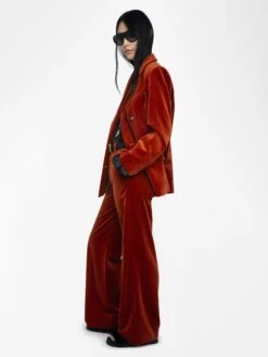 Zadig & Voltaire Panol Velvet Pants Burn -Zadig & Voltaire Clothing WWPA01868 BURN ADDI 2 685d2475afca0