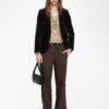 Zadig & Voltaire Poma Pants Dark Chocolate 2 Zadig & Voltaire Poma Pants Dark Chocolate -Zadig & Voltaire Clothing WWPA01878 DARK CHOCOLATE SHOOTING 684854ac329db