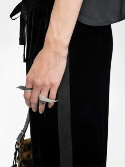 Zadig & Voltaire Poma Pants Black -Zadig & Voltaire Clothing WWPA01881 BLACK HOVER 6877c2f58acad