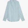Zadig & Voltaire Tink Satin Tunic Light Blue -Zadig & Voltaire Clothing WWSH00177 LIGHT BLUE