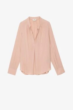 Zadig & Voltaire Tink Satin Tunic Poudre