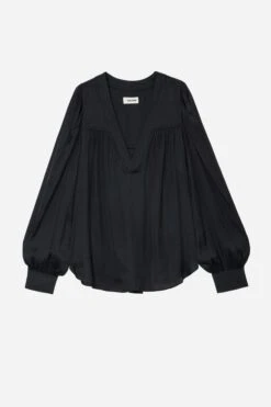 Zadig & Voltaire Telia Blouse Black 11 Zadig & Voltaire Telia Blouse Black -Zadig & Voltaire Clothing WWSH00470 NOIR