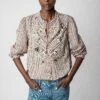 Zadig & Voltaire Teda Blouse Japon 1 Zadig & Voltaire Teda Blouse Japon -Zadig & Voltaire Clothing WWSH00492 JAPON 2