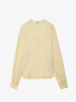 Zadig & Voltaire Tonastir Satin Blouse Shea -Zadig & Voltaire Clothing WWSH00556 SHEA PACKSHOT 1
