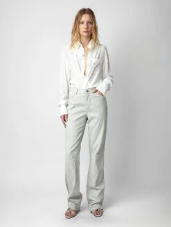 Zadig & Voltaire Tyrone Diamanté Shirt Judo -Zadig & Voltaire Clothing WWSH00560 JUDO ADDI 2