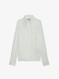 Zadig & Voltaire Tyrone Diamanté Shirt Judo -Zadig & Voltaire Clothing WWSH00560 JUDO PACKSHOT