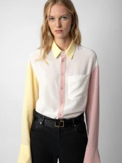 Zadig & Voltaire Tyrone Shirt Petale -Zadig & Voltaire Clothing WWSH00562 PETALE ADDI 1