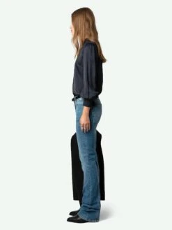 Zadig & Voltaire Tinous Satin Shirt Encre 11 Zadig & Voltaire Tinous Satin Shirt Encre -Zadig & Voltaire Clothing WWSH00572 ENCRE ADDI 2 6698cdc70843f