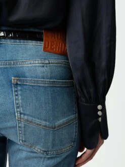 Zadig & Voltaire Tinous Satin Shirt Encre 12 Zadig & Voltaire Tinous Satin Shirt Encre -Zadig & Voltaire Clothing WWSH00572 ENCRE HOVER 6698cdceef778