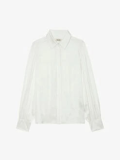 Zadig & Voltaire Trenta Satin Blouse Judo -Zadig & Voltaire Clothing WWSH00583 JUDO PACKSHOT 6694ebf1d0c63