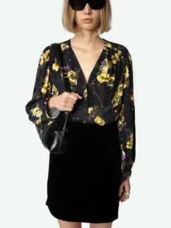 Zadig & Voltaire Turin Shirt Black -Zadig & Voltaire Clothing WWSH00592 NOIR ADDI 1 6704e7d90cf0f