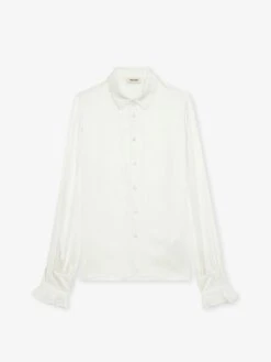 Zadig & Voltaire Thely Satin Shirt Judo -Zadig & Voltaire Clothing WWSH02226 JUDO PACKSHOT 6728b43c7dc78