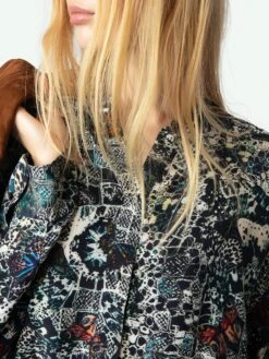 Zadig & Voltaire Truett Shirt Encre -Zadig & Voltaire Clothing WWSH02242 ENCRE HOVER 672a464456a06